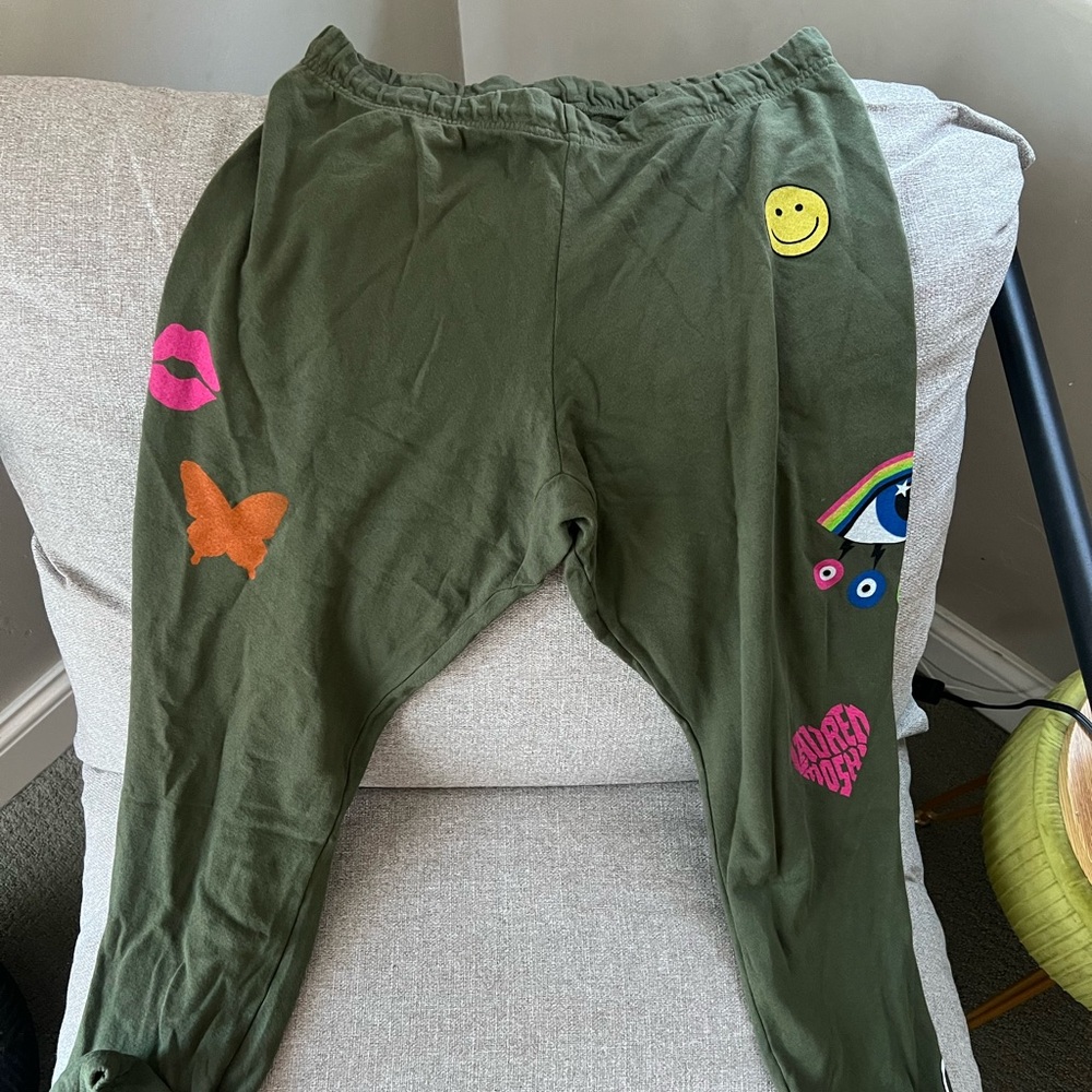 Lauren Moshi Chantria Joggers in Olive/ Military